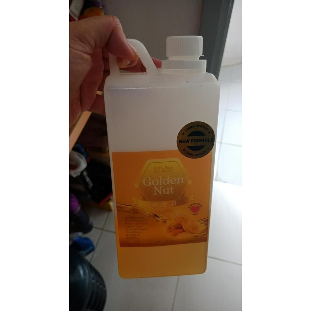 

Minyak Kacang Golden Nut Peanut Oil / Peanut Oil Golden Nut 1 Liter