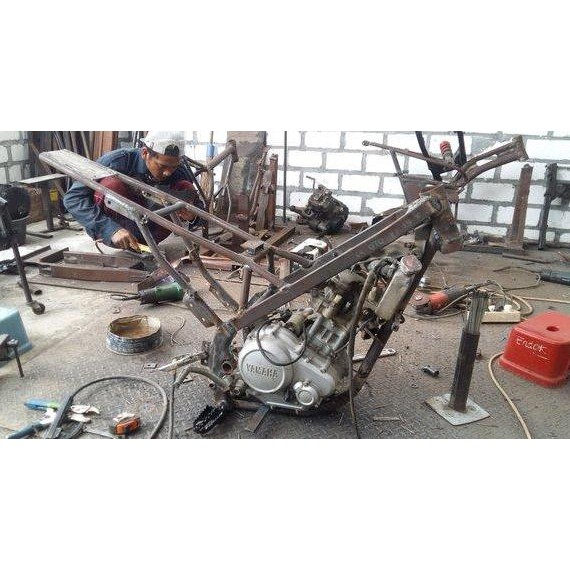 sub frame KLX YZ CRF Untuk rangka custom trail GL megapro vixion sat Original