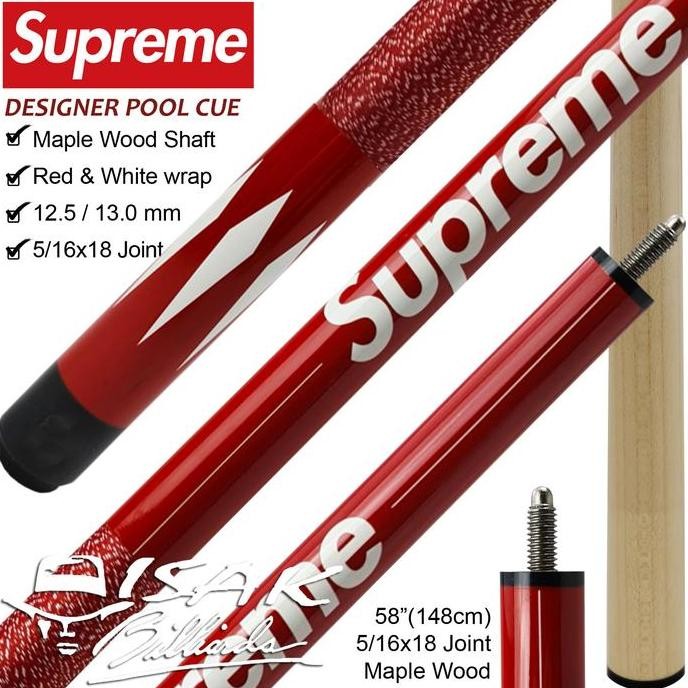 | Supreme Pool Cue Stick - 12.7Mm 145Cm Stik Billiard Import Isak Biliar |