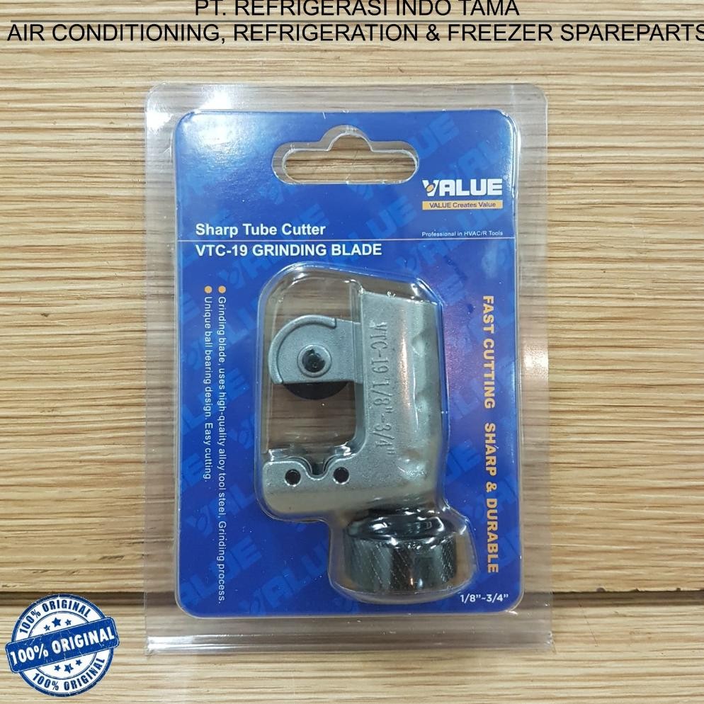 

TUBE CUTTER VALUE VTC-19 1/8" - 3/4" - PEMOTONG PIPA TEMBAGA