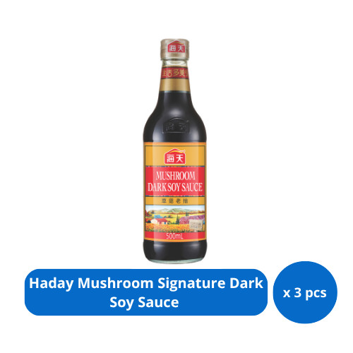 

Haday Mushroom Signature Dark Soy Sauce 500ml x 3 pcs