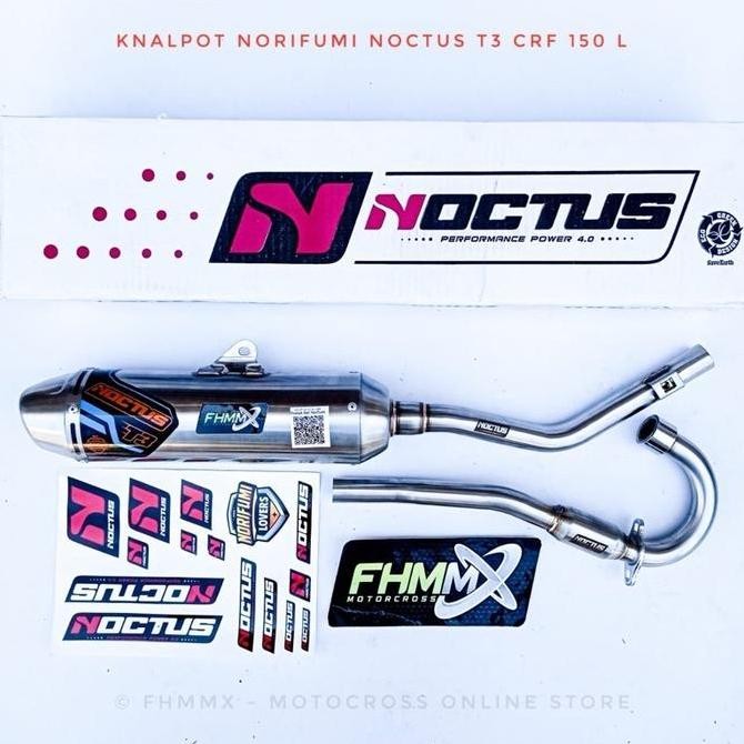 knalpot norifumi noctus T3 CRF 150 L WR 155 KLX 150 Original