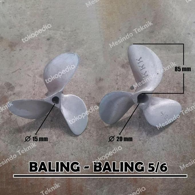 Propeller Baling-Baling Kapal 3 Daun Alum
