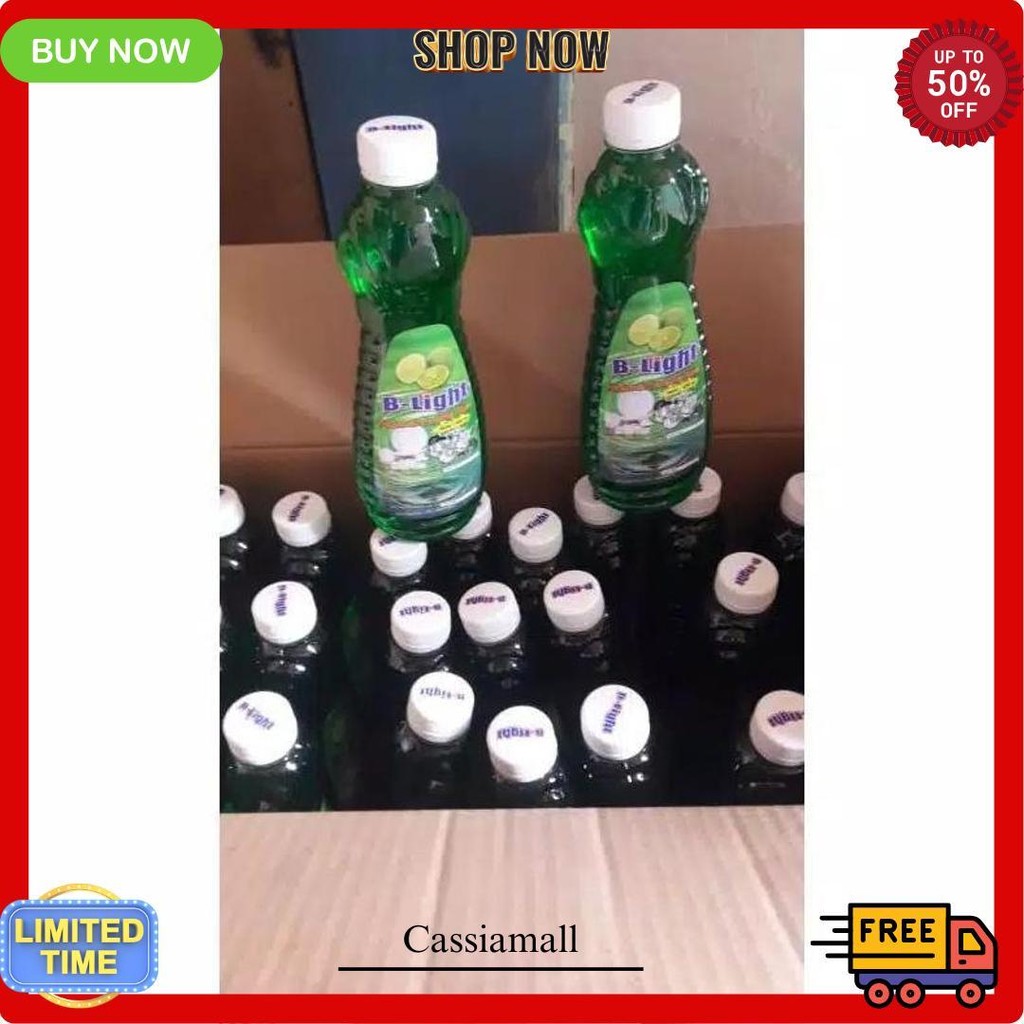 Sabun Cuci Piring B-Light 450 Ml 330 Mililiter Pembersih Alat Dapur Wangi Botol Refill Blight Termur
