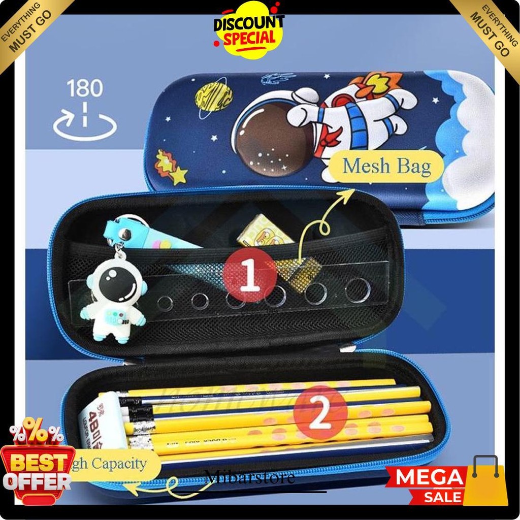 

Tempat Pensil 3D Karakter Timbul Kotak Pena Pen Anak Bulpoint Alat Sekolah Penghapus Double Realeting Sekat Jaring Cowok Cewek Unicorn Dinosaurus Astronot Space Roket Kelinci Bunny Mermaid Hero Princess Cat Girl Boy Termurah Banget