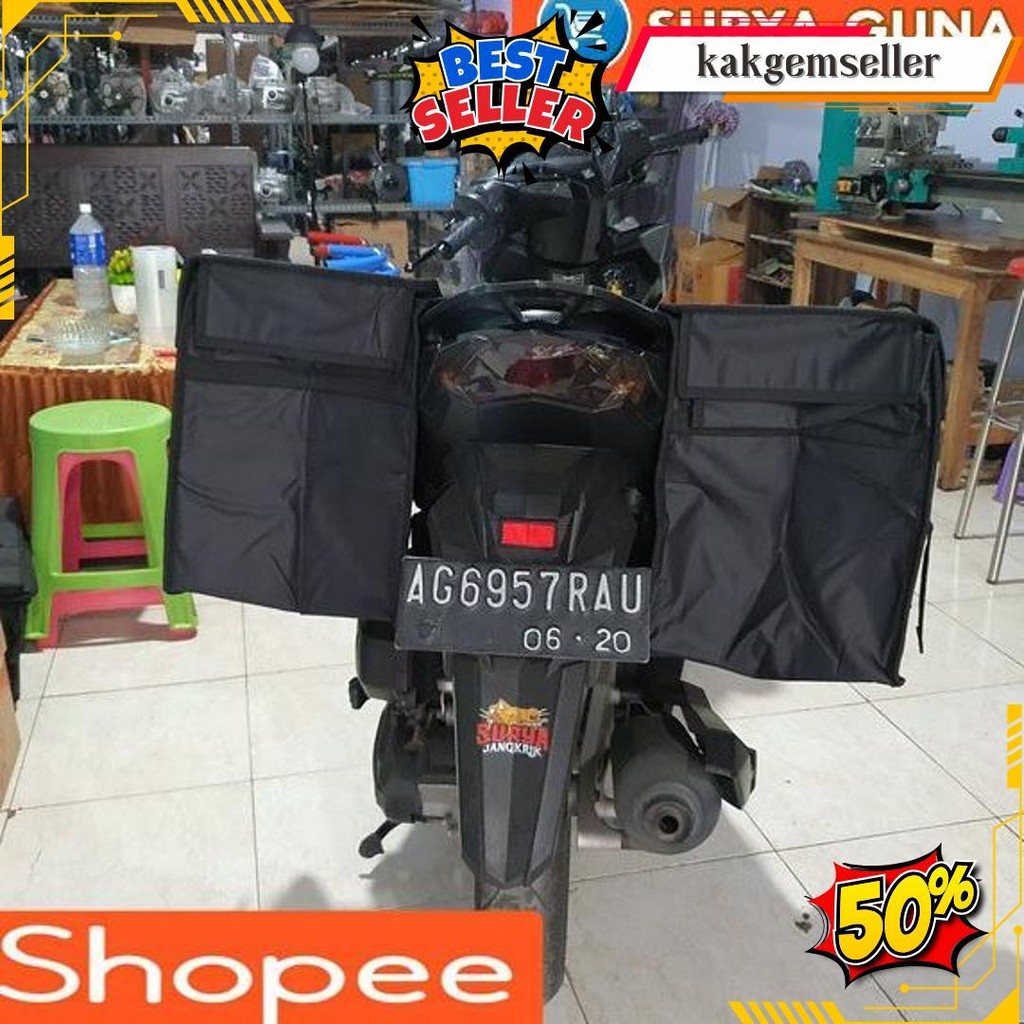 Tas Kurir Kecil Bandung Tas Obrok Untuk Motor Scoopy Original Produk