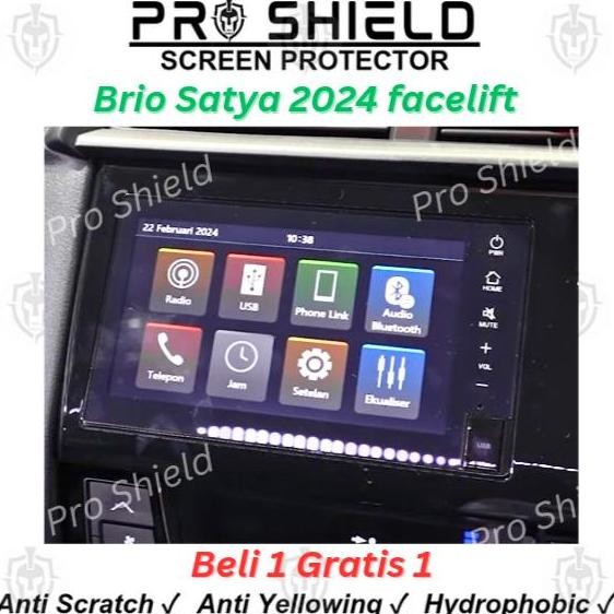 DF303>> Anti gores head unit brio satya 2024 facelift