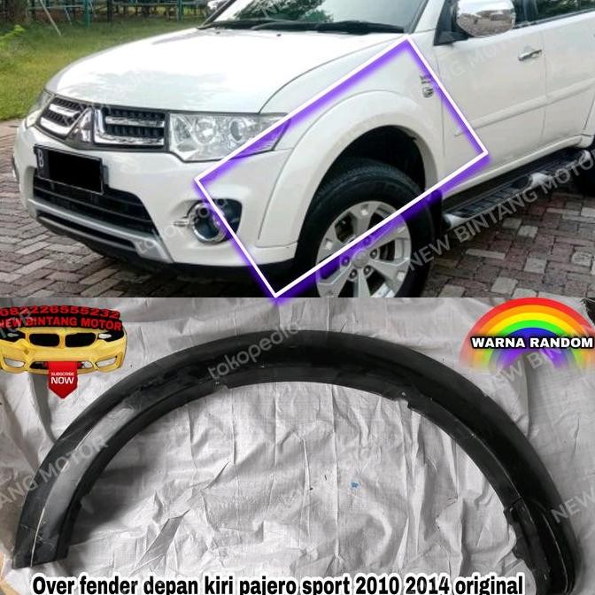 Over Fender Pajero Sport 2010 2014 Depan Kiri Original