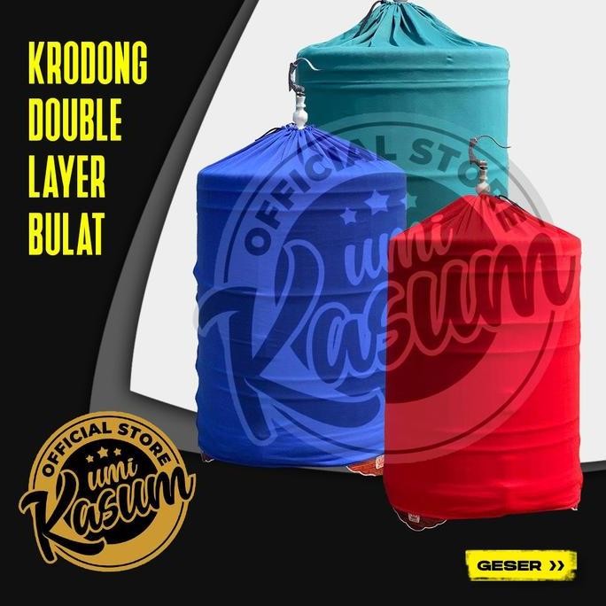 TERLARIS - Kerodong Polos Sangkar Murai Batu Umi Kasum Double Layer