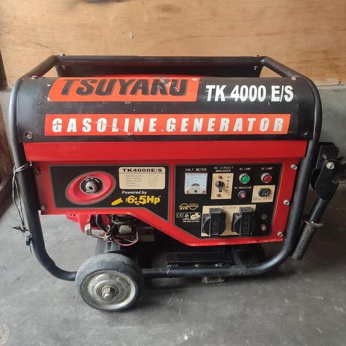 Mesin Genset Tsuyaku Tk4000 E/S 2700 Watt Starter Original
