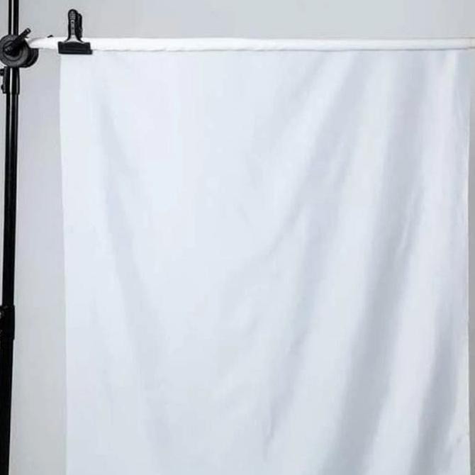 TERBARU - Kain putih backdrop background meteran