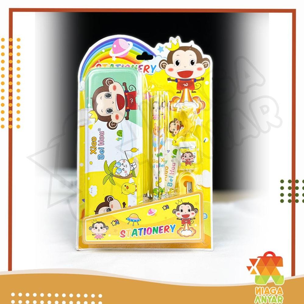 

Ter-98 Na Paket Alat Tulis Set Mika Plus / Stationery Set Hampers Souvenir Ulang Tahun Birthday Anak Karakter Kartun Peralatan Menulis Sekolah Ter-98