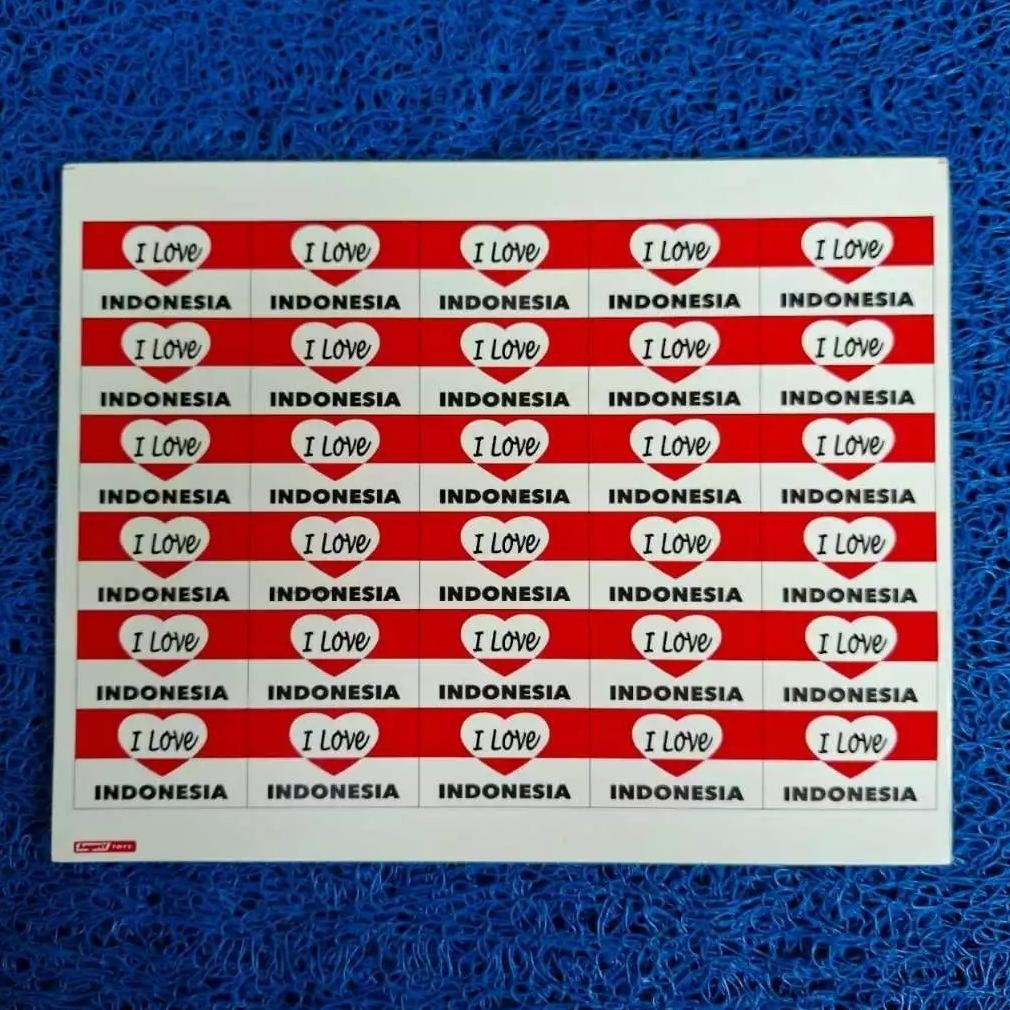 

Ad-3 (Isi 30Pcs) Stiker Pipi / Stiker Merah Putih / Stiker Bendera Tempelan Hut Ri 17 Agustus