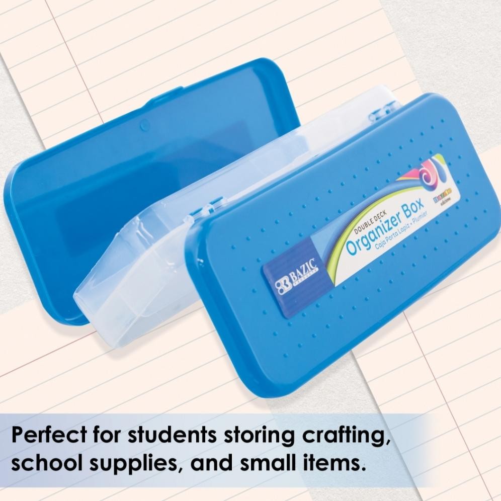 

Fsd-34 Pensil Case Basiz Organizer Box Kotak Pensil - Kotak Serbaguna