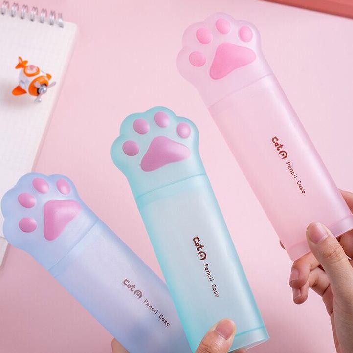 

Ex45 [Miloli] 1Pcs Kotak Pensil Cat Paw Pensil Case 3D Storage Stationery Lucu Minimalis Aesthetic - F0220 Ex45