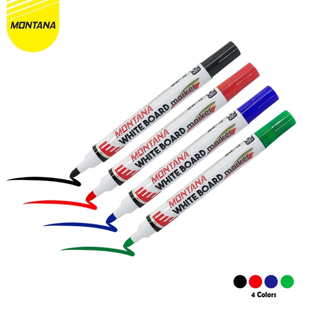 

Er-56 Montana Spidol Papan Tulis 12 Pcs Whiteboard Marker Round Tip Mw-12/Lusin Er-56