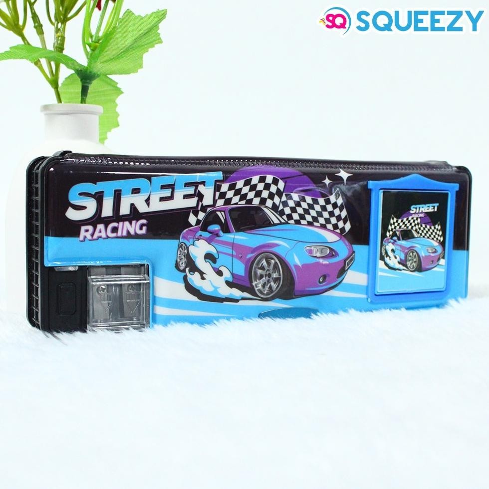 

Qv21 Tempat Pensil Magnet Karakter + Kalkulator / Kotak Pensil Free Buble