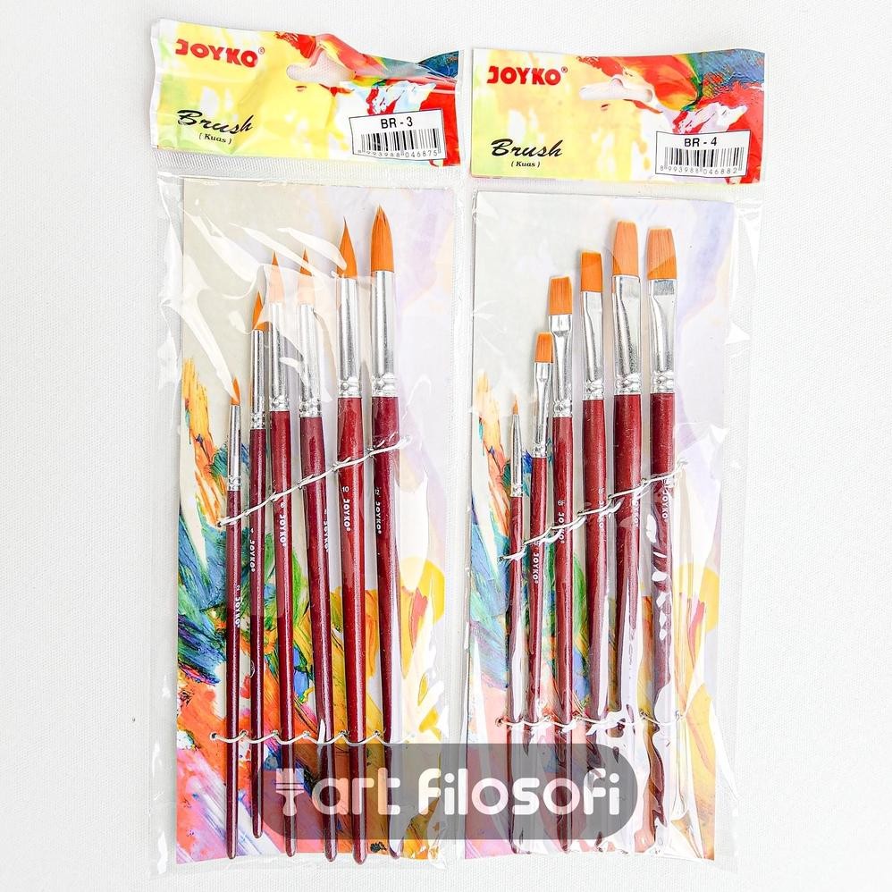 

Rwe-45 Joyko Paint Brush Set | Kuas Lukis Set Rwe-45
