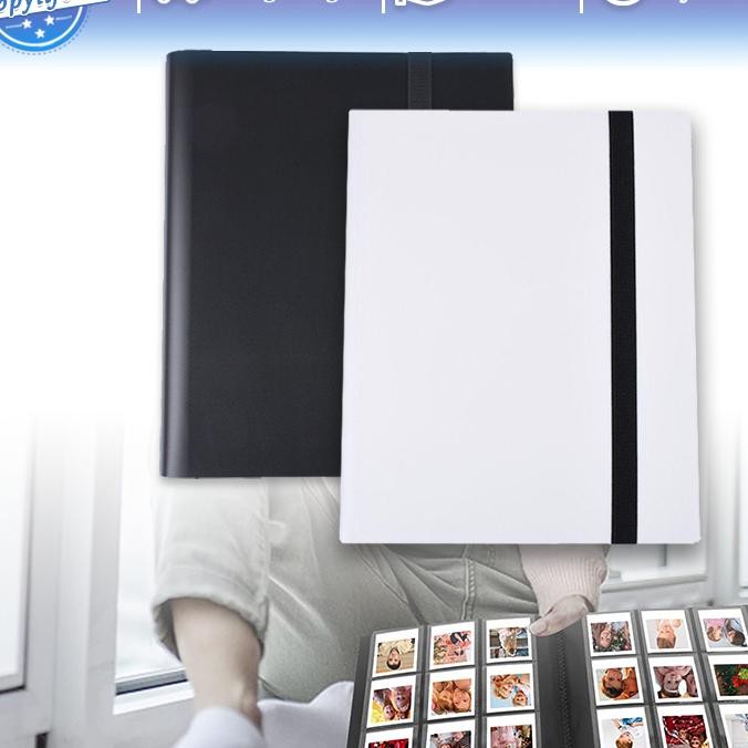 

360Pcs Strap Binder Card Album 9 Slot Buku Album Kartu Besar A4 Album Koleksi Kartu Untuk Pokemon