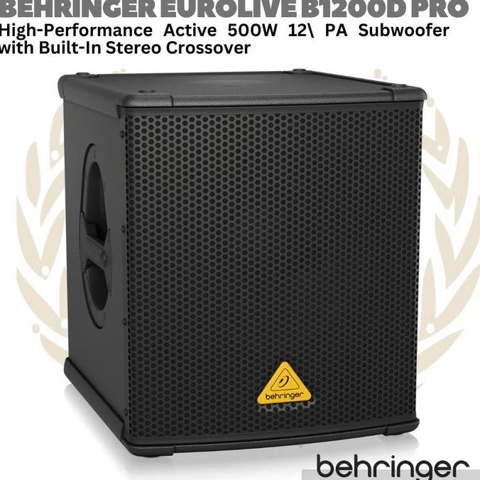 BEHRINGER EUROLIVE B1200D PRO ACTIVE 500W 12" PA SUBWOOFER | SUB AKTIF ORIGINAL DAN TERPERCAYA