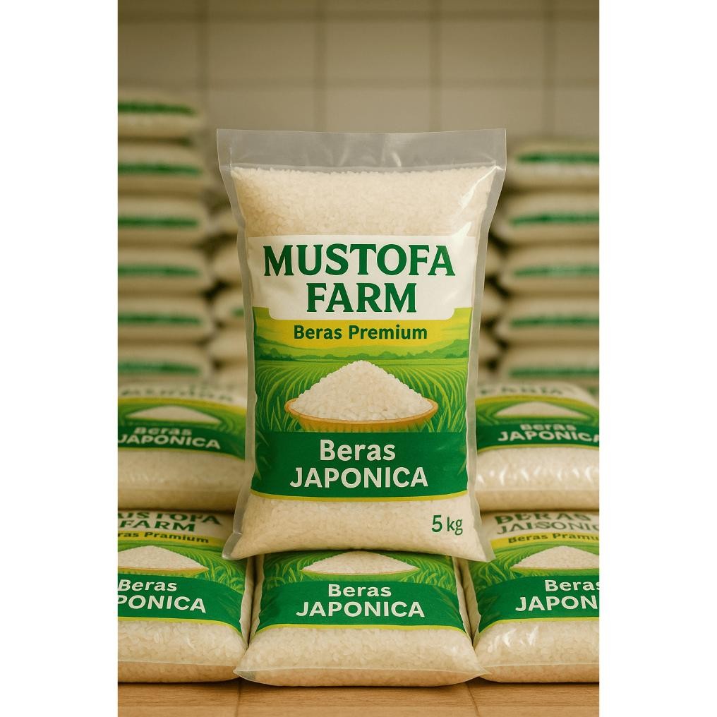 

Beras Premium Beras Jepang Mustofa Farm Japanese Japonica Rice Beras Sushi Premium 5 Kg
