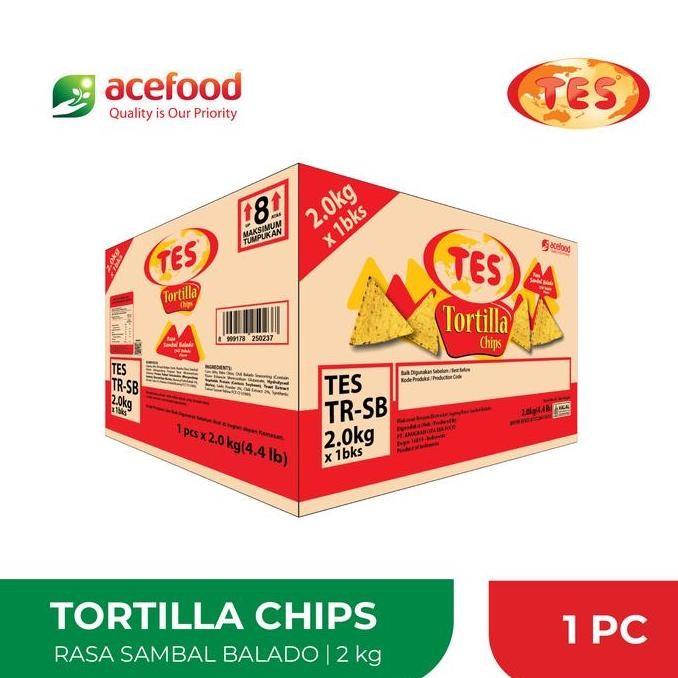 

Grosir Tes Tortilla Chips (2.0Kg) Rasa Sambal Balado