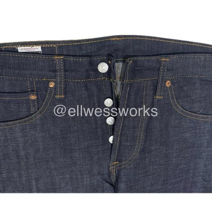 Murah Momotaro Jeans Blue Stripe (Japan Blue X Momotaro Collaboration)