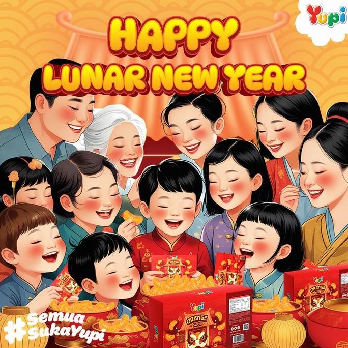 

Murah Yupi Orange Slice Jar 500 Gr