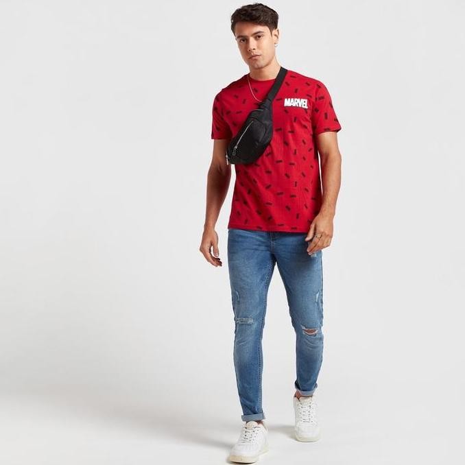 Grosir Max Fashions Celana Pria Ripped Mid-Rise Denim Jeans