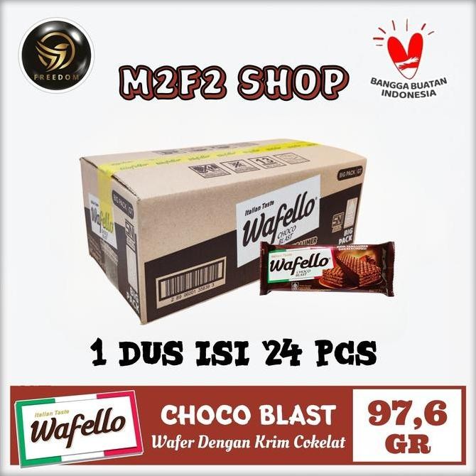 

Promo Roma Wafer Wafello Choco Blast | Krim Cokelat - 97,6 Gr (Harga Karton)