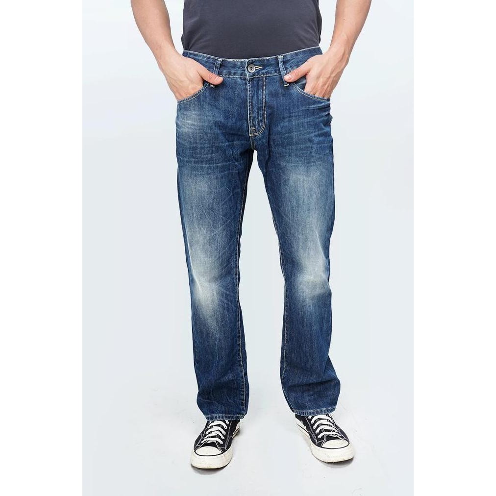 Murah Bombboogie Celana Jeans Pria Regular G4 Series Medium Blue 43Rg4B3Ml