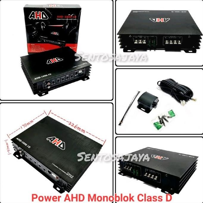 Power Amplifier Monoblok Class D AHD-1000.1D