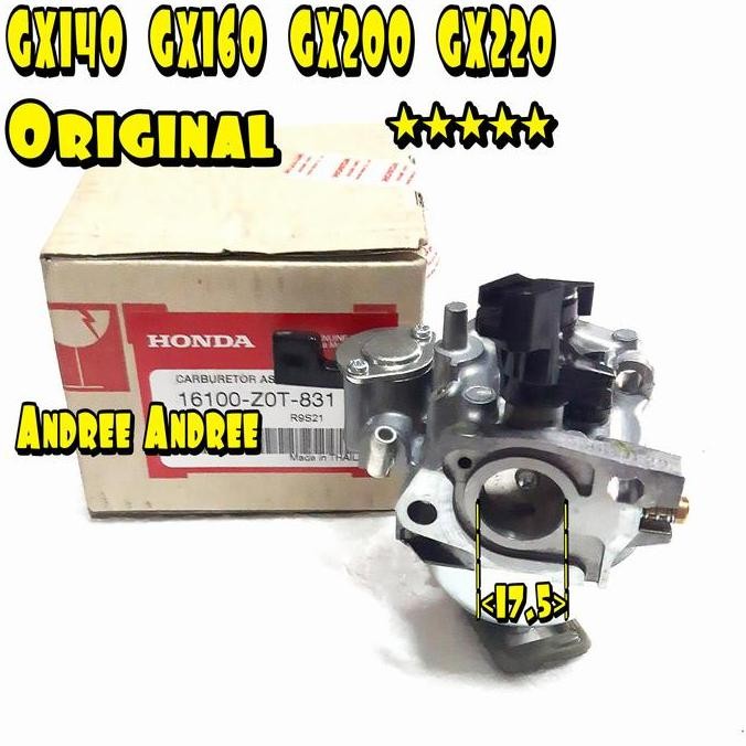 BEBAS ONGKIR - GX-160 GX-200 Carburator Assy Honda GX160 GX200 GX 160 200 - Original