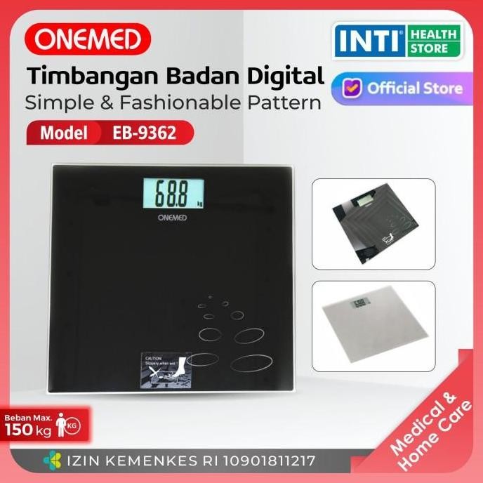 TERLARIS Onemed | Timbangan Badan Digital EB 9362 | Timbangan Badan Onemed