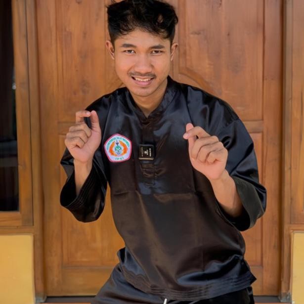 Seragam IPSI pencak silat premium, seragam silat ipsi tebal halus mengkilap, seragam silat silk bagu