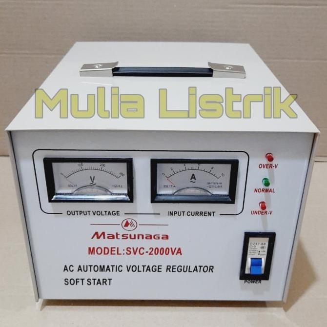 Bst Ready Stavolt Matsunaga Svc 2000 Va / Stabilizer Matsunaga 2000Watt Best Seller
