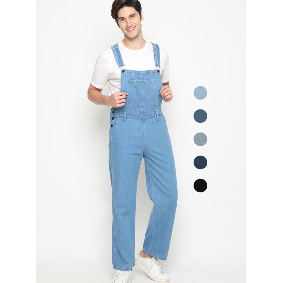 NUBER Jumpsuit Pria Overall Wearpack Jeans B01 TS