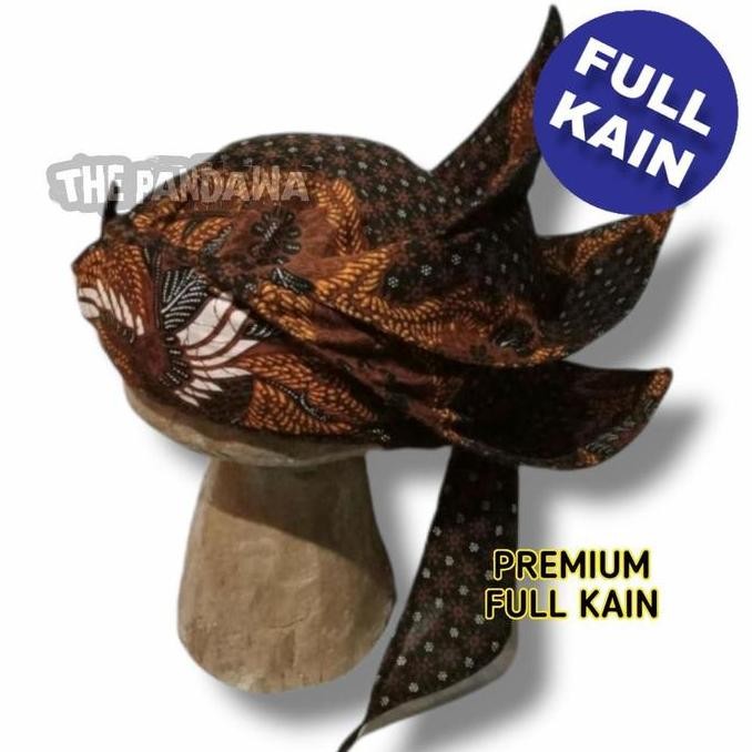 TERBARU! FULL KAIN iket sunda Full kain Premium - bendo - udeng - totopong merak ngibing - ligar pra