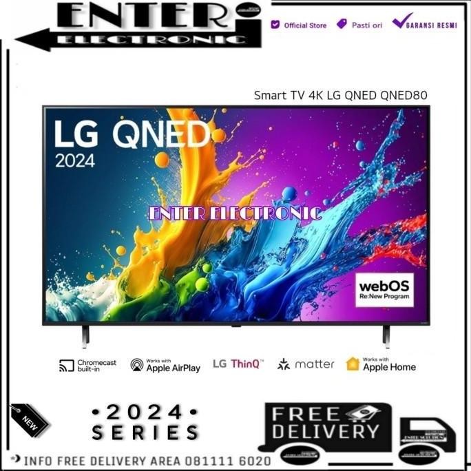 TERLARIS - LG 65QNED80TSA - QNED TV 4K UHD SMART TV 65 INCH QNED80 HDR10 LG 65QNED 65QNED80