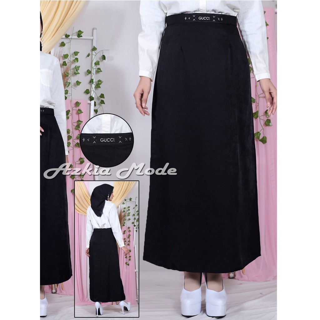 Rok Span Panjang - Rok Line A - Rok Span - Rok Kerja Wanita - Rok A - Rok Santri - Rok Jumbo - Rok T
