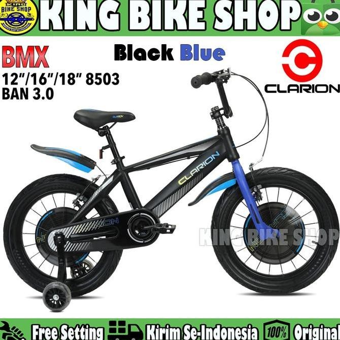 Promo Sepeda Anak Laki BMX CLARION 8503 Ban Jumbo 3.0 Ukuran 12 16 18 Inch COD