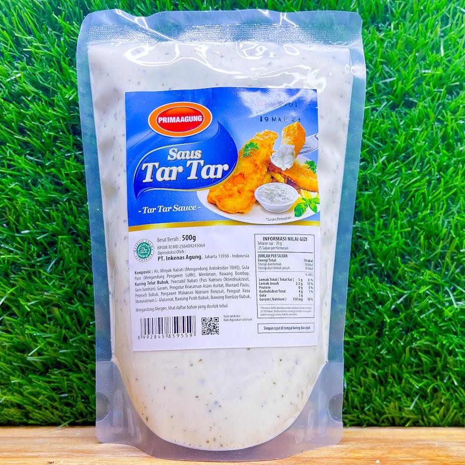 

Prima Agung Saus Tartar 500 Gram / Saos Tar Tar Berkualitas / Halal