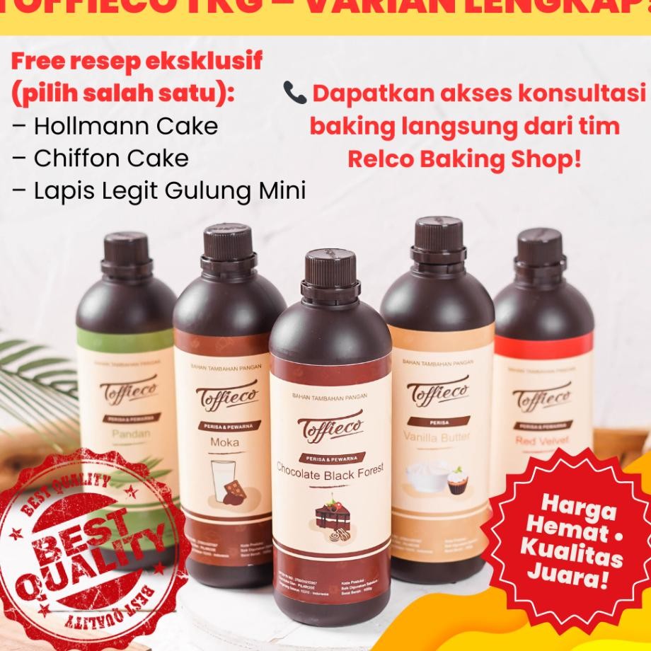 

Toffieco Pasta 1 Kilogram Varian Lengkap!! Bonus Resep Khusus!