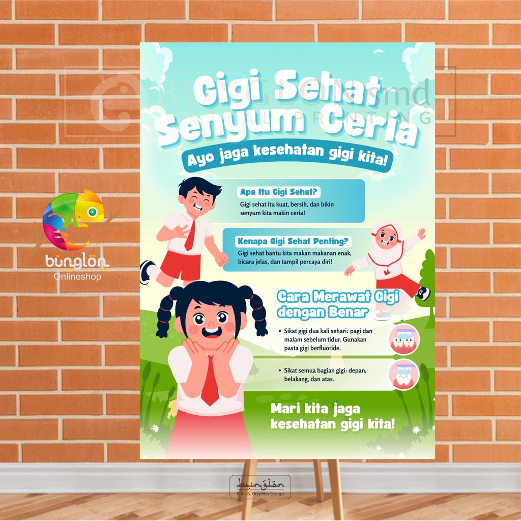 

Poster Gigi Sehat Senyum Ceria