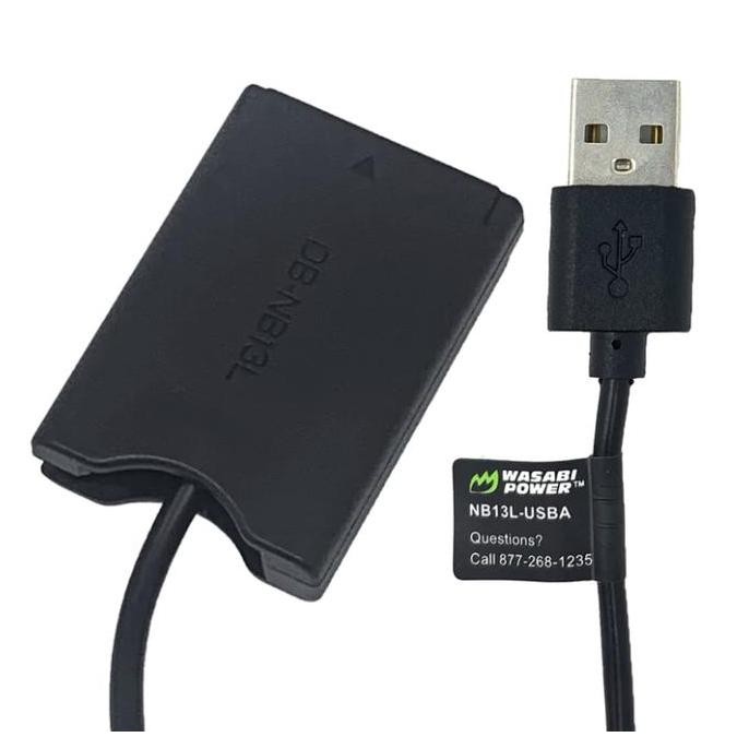 TERMURAH - WASABI POWER Battery DUMMY for Canon NB-13L NB13L G5X G7X G9X SX740