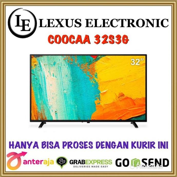 TERMURAH - COOCAA ANDROID TV 32 INCH | 32S3G | S3G | ANDROID TV 9.0