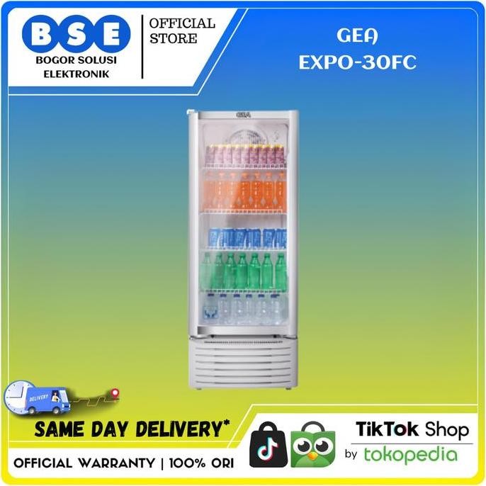 TERLARIS - SHOWCASE GEA 4 RAK 222L EXPO30FC GEA EXPO-30FC 222 L 4 RAK GEA EXPO30