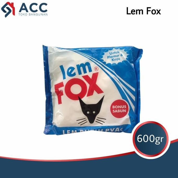 

Lem Fox 600 Gram / Lem Kayu / Lem Plamur / Lem Kertas / Lem Karpet Allshop
