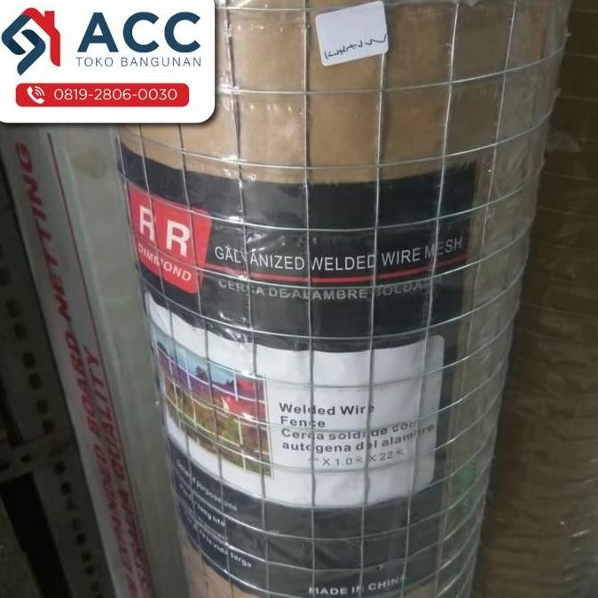 Kawat Putih Besar Meteran / Kawat Loket Ram / Kawat Ayakan Pasir Allshop