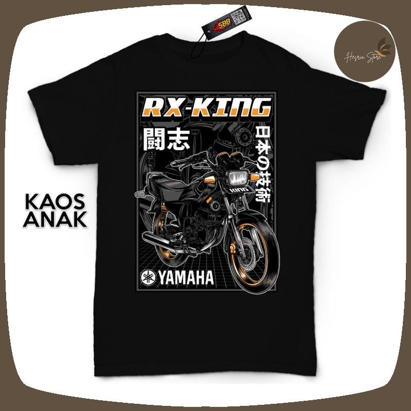 Bagus Baju Kaos Anak Motor RX King Sunmori Distro Katun Viral Kekinian Terbaru 2025 GP-39